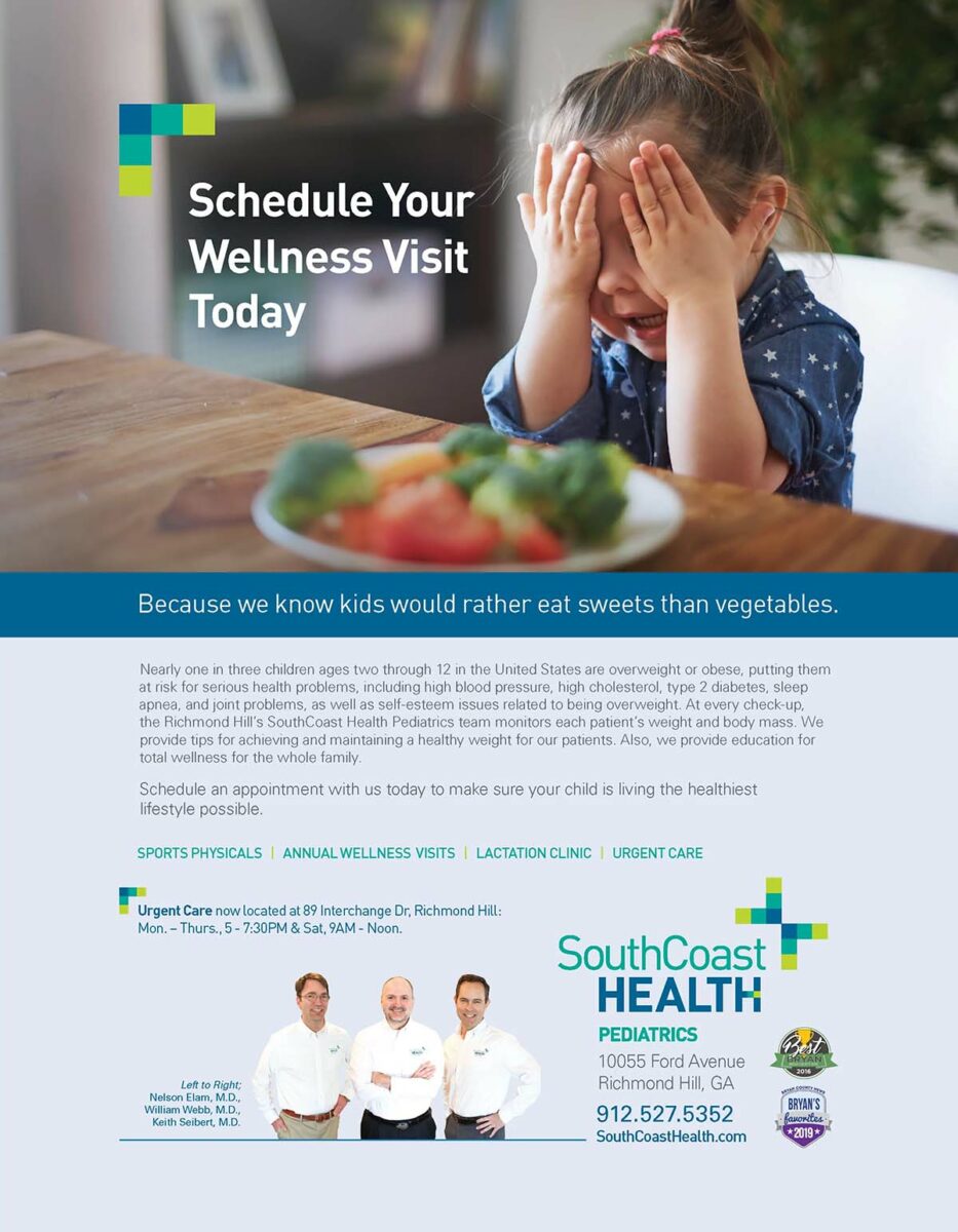 Wellness ad for SouthCoast Health that Lenz designed