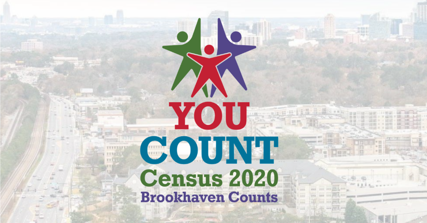 Logo that Lenz designed for the Brookhaven Census 2020.