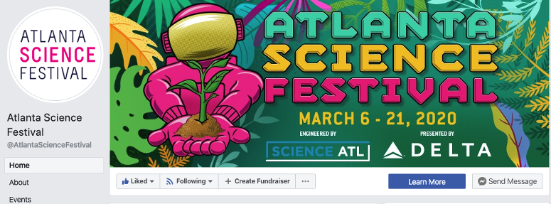 Screenshot of ASF Facebook cover photo.