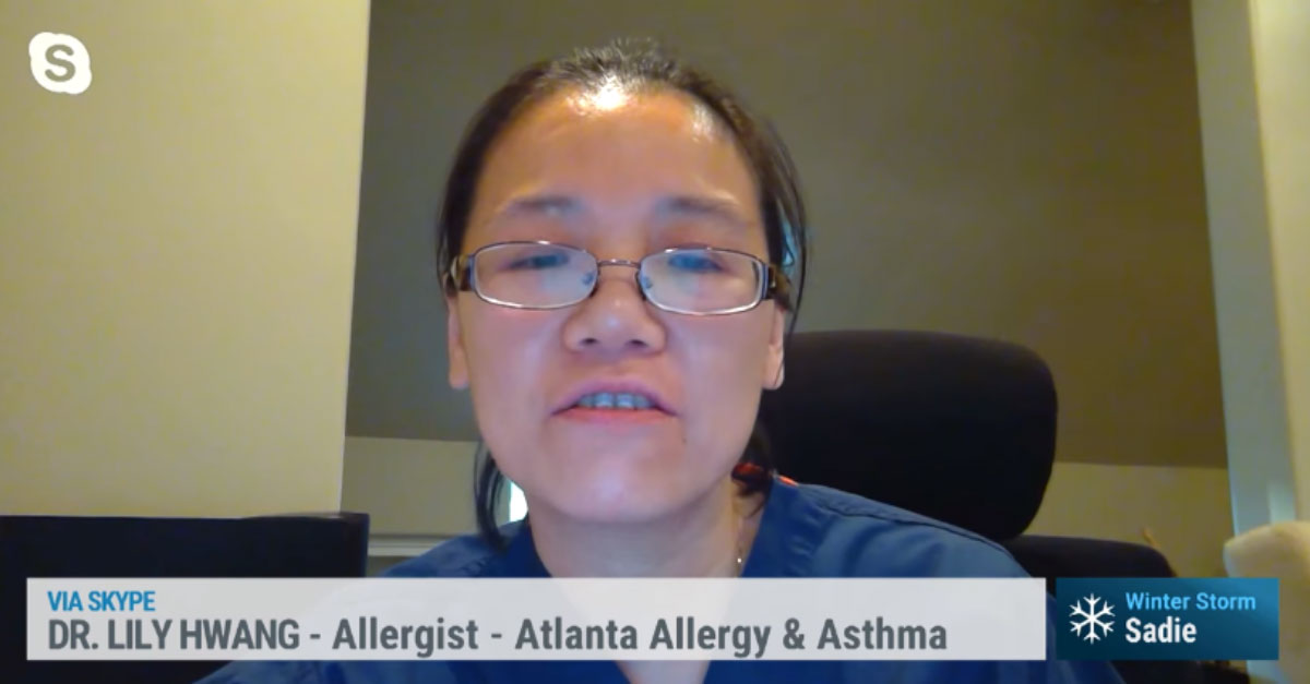 Dr. Lily Hwang of Atlanta Allergy & Asthma on The Weather Channel