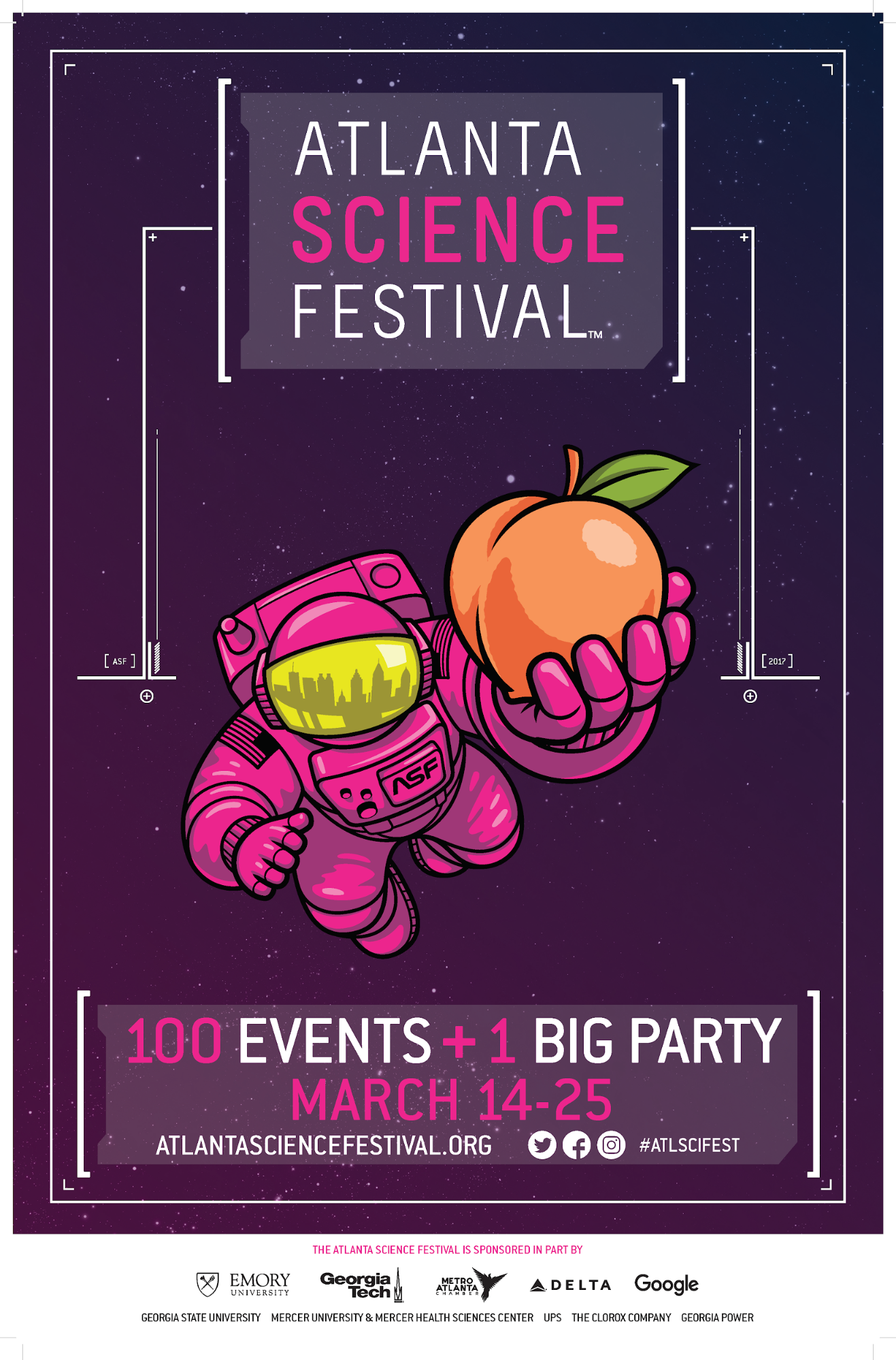 Photo of 2018 Atlanta Science Festival poster.
