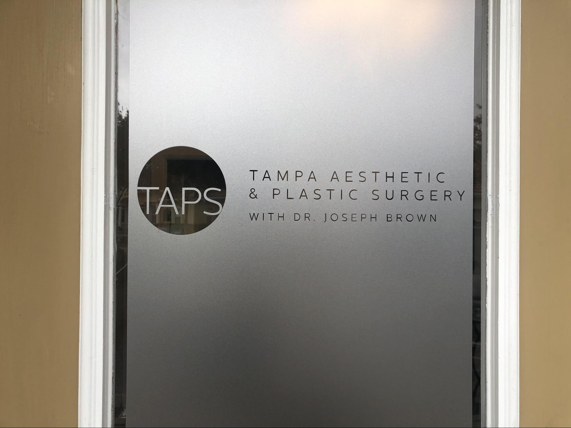 Photo of TAPS office's doors.