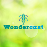 Graphic featuring Science ATL's Wondercast logo