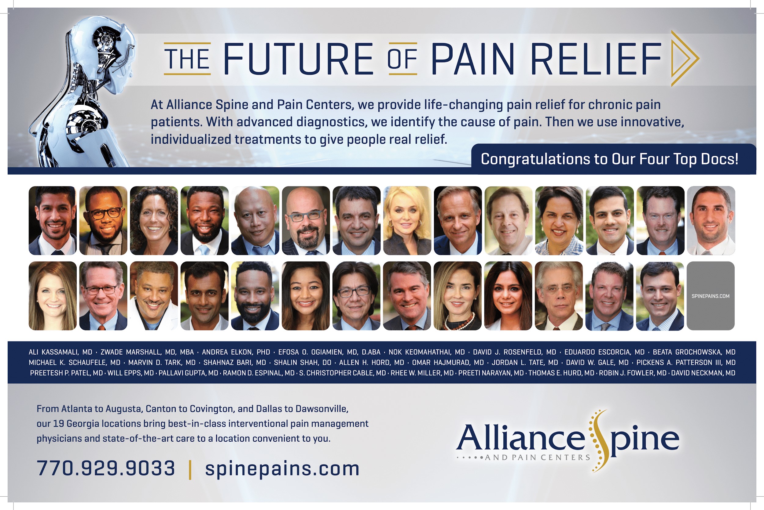 Screenshot of Alliance Advertisement for Top Docs