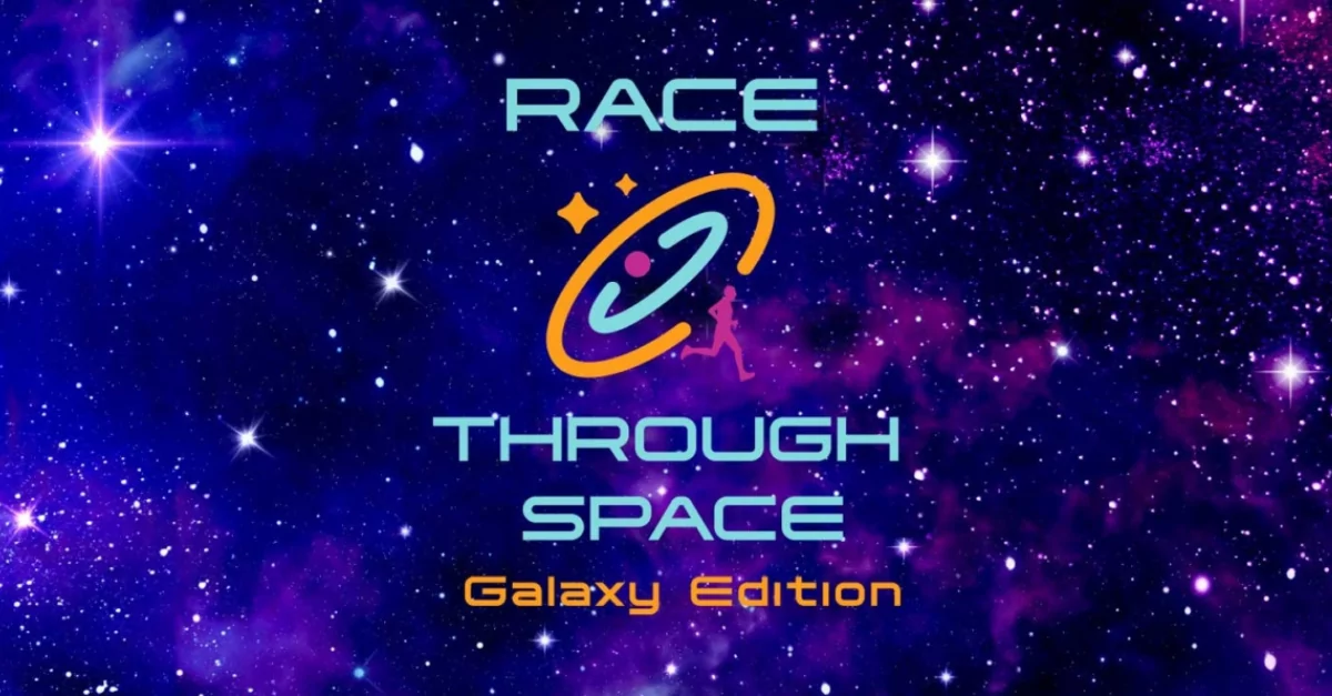 Race Through Space logo and graphic.