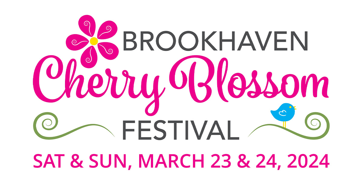 Brookhaven Cherry Blossom Festival, Saturday & Sunday, March 23 & 24, 2024
