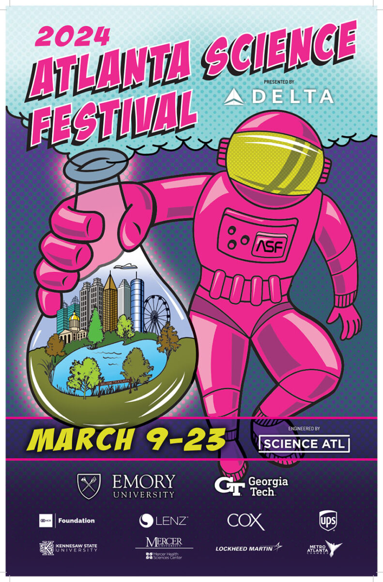 Atlanta Science Festival 2024 poster