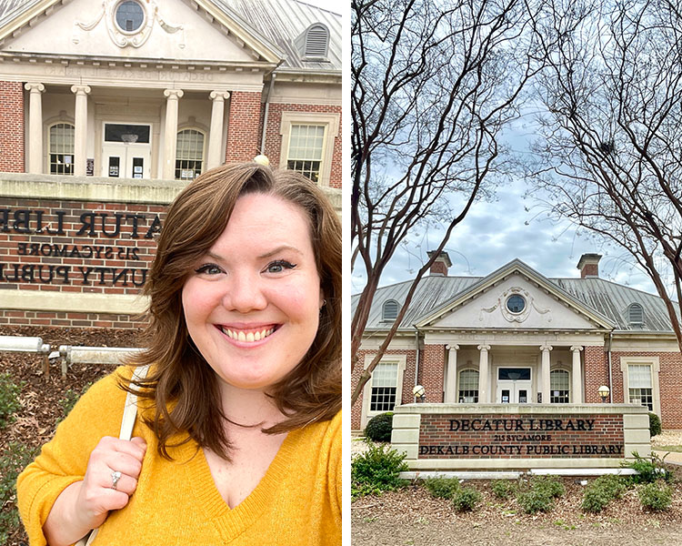 Anna Laura McGranahan at the Decatur LIibrary