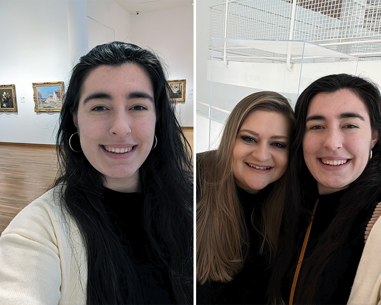 Emily Giordano at the High Museum with Lizzi Skipper.