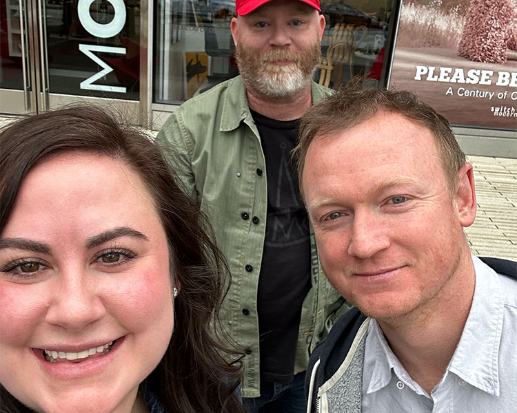 Rachel, Scott, and Mike at MODA