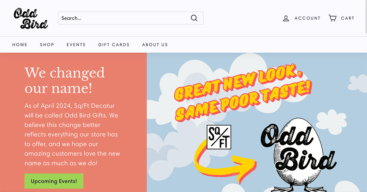 An Odd Bird Takes Flight: Lenz Helps Rebrand Long-Time Decatur Business