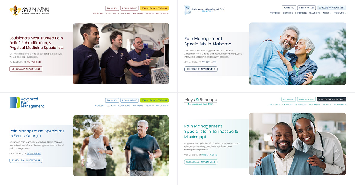 Resolve Pain websites