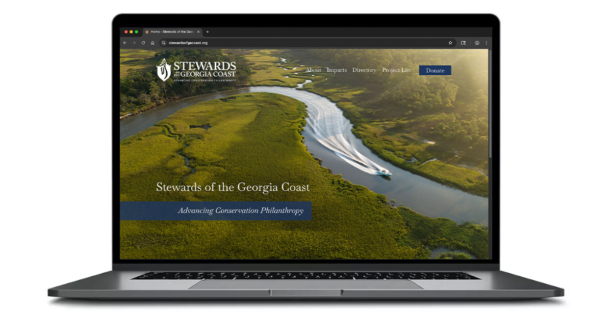 Desktop view of StewardsOfGaCoast.org